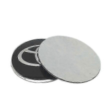 (65mm, Black) 4pcs Wheel Hub Center Cap Emblem Stickers for Toyota 56mm, 60mm, 65mm (Option) Durable Badge Covers