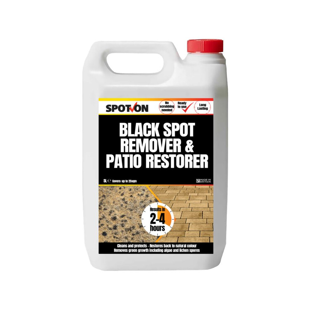 Spot On Patio Restorer & Black Spot Remover No Scrubbing Required 5L
