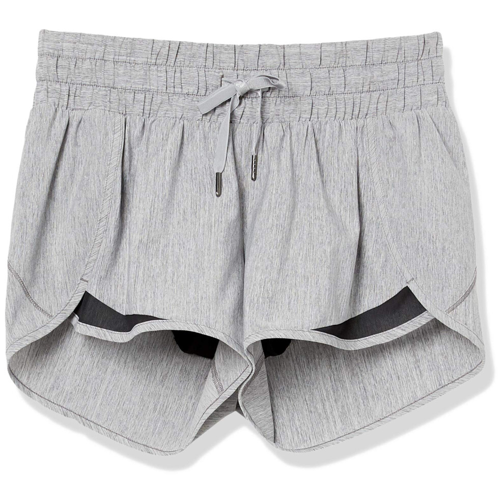 Amazon Essentials Womens Standard-Fit Ruched Waistband Woven Running S