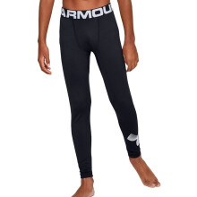 Under Armour Pojkar ColdGear Armour Baselayer Leggings, Svart (001)/Vit, Medium