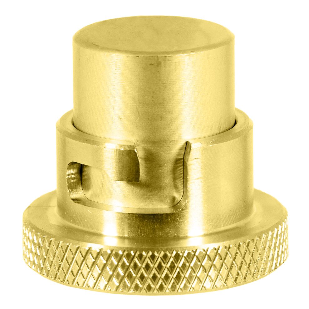Spares2go Cooker Hose Blanking Plug 1/2" Bs669 Standard Brass Bayonet Gas Connector Safety Socket