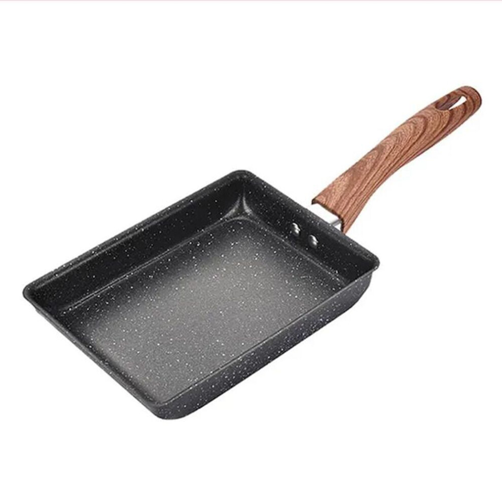 (as the picture) Japanese Omelette Pan Nonstick Egg Pan Skillet Rectangle Tamago Pan Small Egg Frying Pan With Cooking Tools