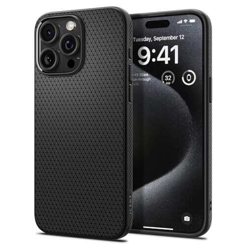 Spigen Spigen Liquid Air Armor Designed for iPhone 15 Pro case (2023)  Milita