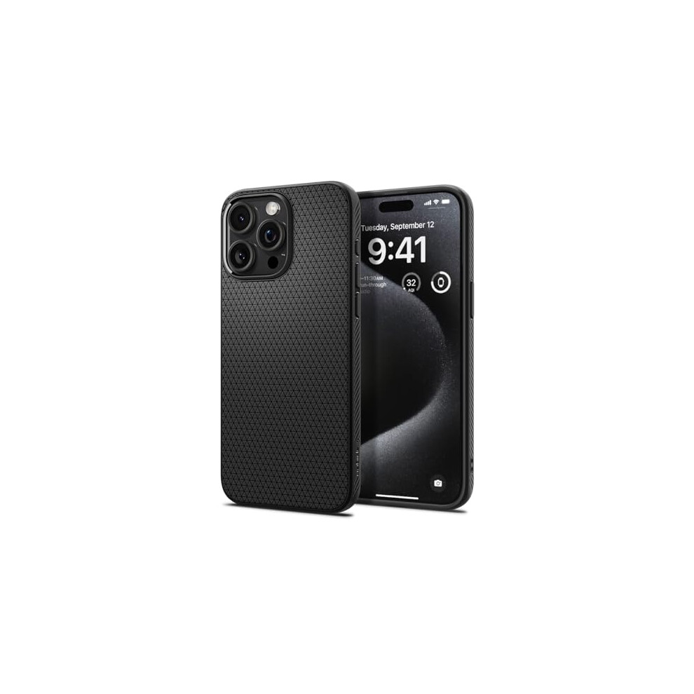 Spigen Liquid Air Armor Designed For Iphone 15 Pro Case (2023) Milita