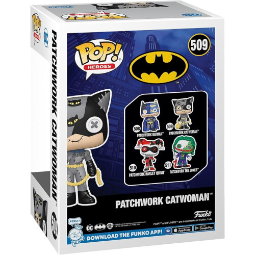 Funko Funko Pop! Heroes Batman Patchwork Catwoman #509 Vinyl Bobblehead 2