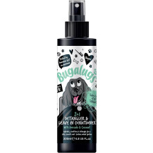 Bugalugs Dog Detangler Spray - Tangle Tame leave In conditioner spray for de matting. No tangles. Professional formula contains Wheat protein (200ml)