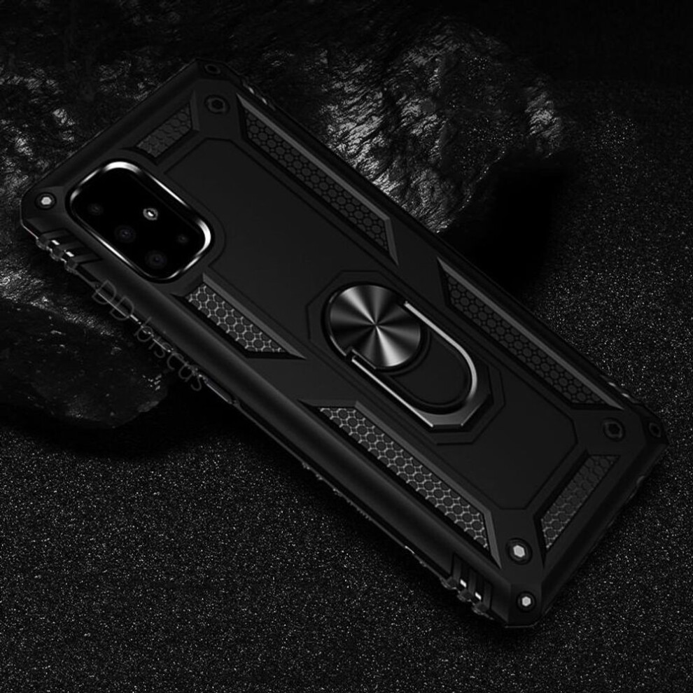 (black, Samsung A53 5G) Armor Shockproof Ring Case For Samsung Galaxy A12 A14 A34 A54 A51 M12 M32 A32 A13 A53 A52 S21 S20 S9 Honor 10i 8A 10 Lite Redm
