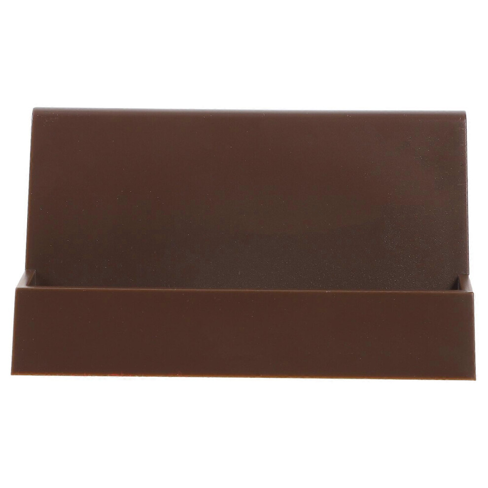 Kricely (Coffee, One Size) Business Card Holder For Desk Office Name Card Holder Display Organizer