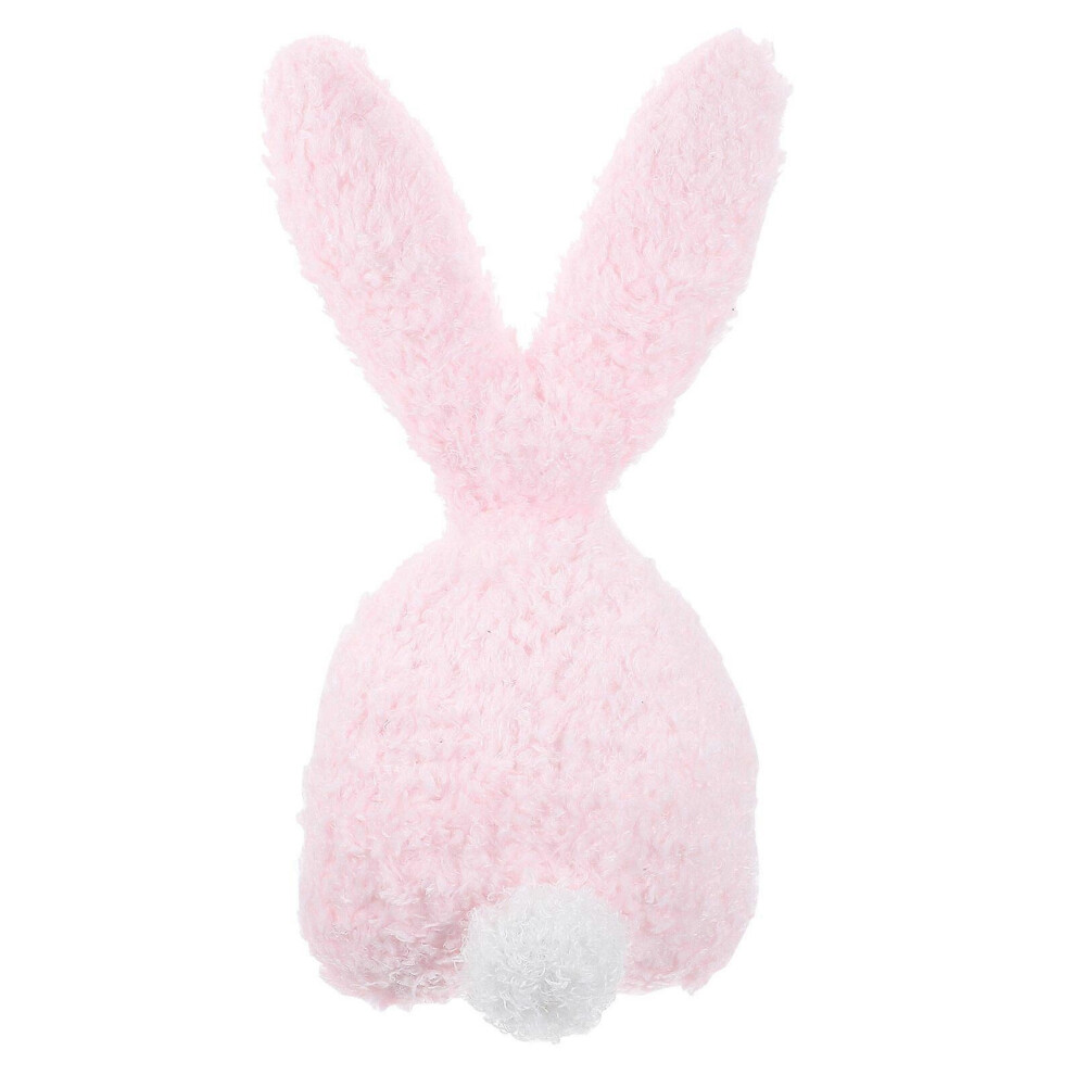 Kricely (, One Size) Cute Plush Rabbit Stuffed Bunny Doll Cartoon Plush Bunny Comfortable Stuffed Animal Pink