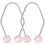 (As Shown, One size) 2pcs Face Dimples Maker Dimple Exerciser Facial Tool Dimple Maker for Cheek 1