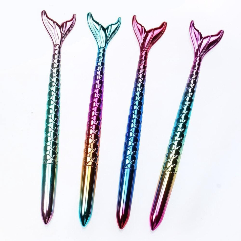 1 PCS Stationery Lovely Student Office Supplies Mermaid Signature Imitate Needle Writing Ballpoint Gel Pen