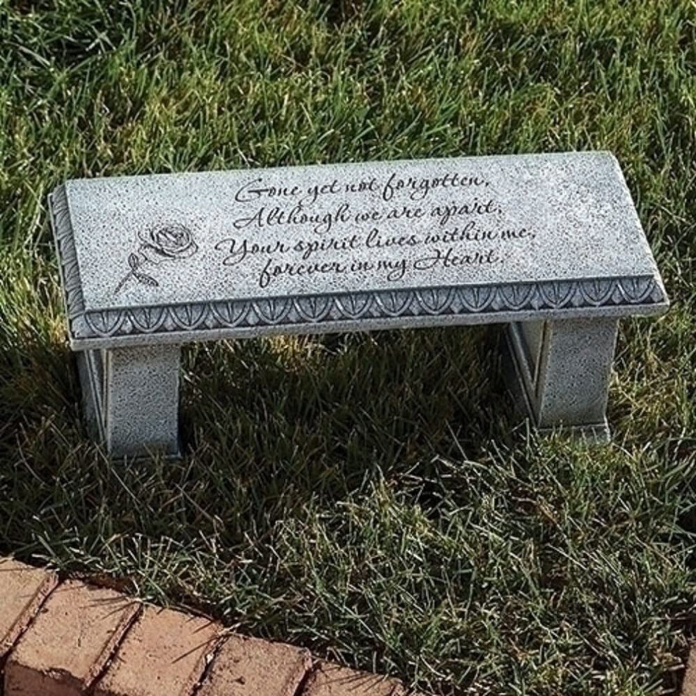 Roman Joseph Studio Memorial Garden Bench 6.25 Inch Tall-image-OPC-PFKDXW5-NEW