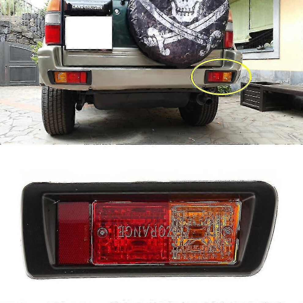(R) Rear Bumper For Toyota Land Cruiser Lc90 3400 Fj90 Fj95 2700 1996-2003 Rear Fog Lamp Turn Signal 81560-60440 Light 5014561666471
