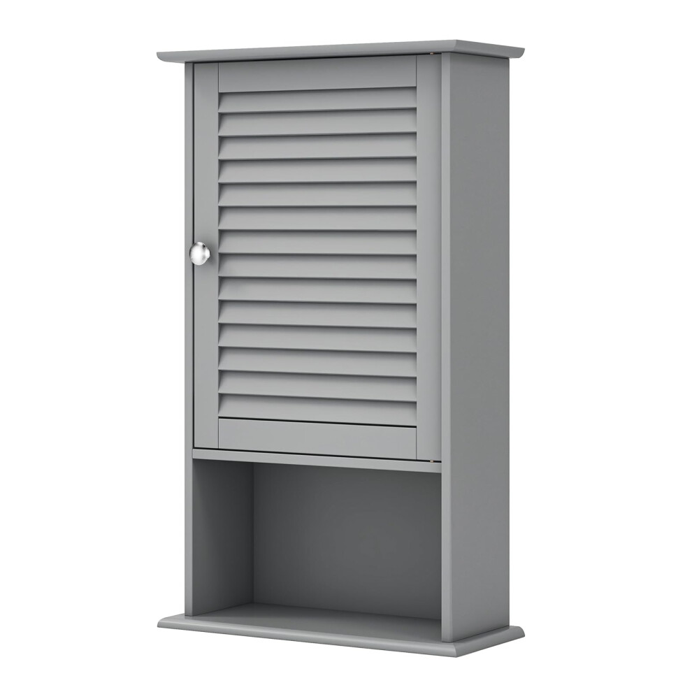 Dortala 275 H Armoire à Pharmacie Armoire Murale Armoire De Rangement De Salle De Bain Suspendue Avec éTagèRe RéGlable Gris-image