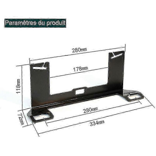 Automotive Isofix Universal Bracket (zl-2049) 1