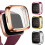 (silver, for fitbit sense) Screen Protector Case For Fitbit Versa 2 Versa 3 Versa Lite 7 Colors TPU Soft Cover Smart Watch Case Scratch-resistant Accessory 5