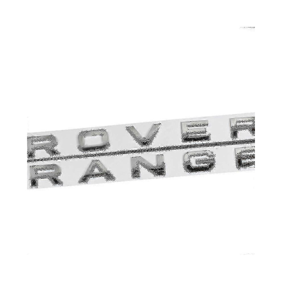 (Rr Chrome) 3D Abs Car Trunk Evoque Logo Velar Badge Vogue Se Letters Emblem For Range Rover Sport L322 L320 L494 Sticker Accessories Kb Black 5014561676555