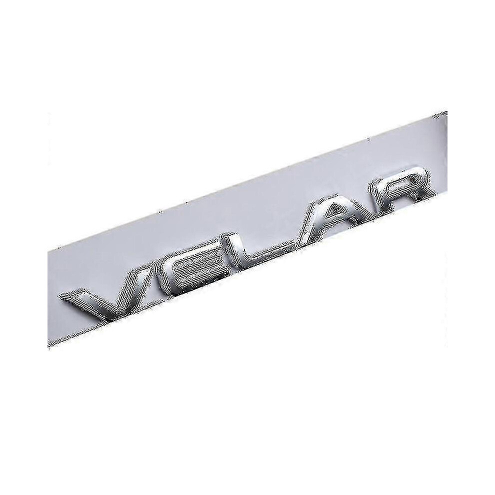 (Velar Matt ) 3D Abs Car Trunk Evoque Logo Velar Badge Vogue Se Letters Emblem For Range Rover Sport L322 L320 L494 Sticker Accessories Kb Silver/Black 5014561676616