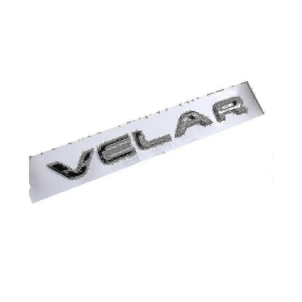 (Velar Glossy ) 3D Abs Car Trunk Evoque Logo Velar Badge Vogue Se Letters Emblem For Range Rover Sport L322 L320 L494 Sticker Accessories K Black 5014561676593