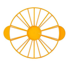Cake Portion Marker Household Round Cake Slices Maker Plastic Equal Portion Cutter Bread Cake(1Pcs, Yellow)