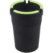 Luminous Cup Type Cigarette Extinguishing Ashtray (1Pc, Black)