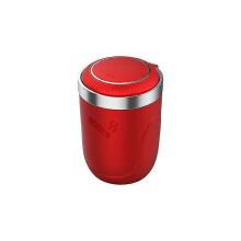 Led Light Car Ashtray with Lid Smoke Diffusion Blocking Push Type Auto Vehicle Cigarette Ashtray1 PieceRed