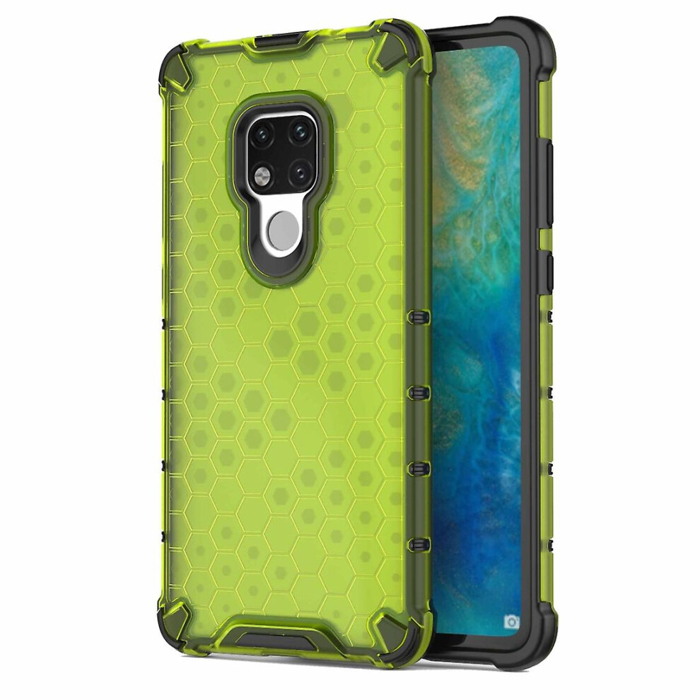 (Green) Honeycomb Shockproof Pc Tpu Case For Huawei Mate 20 Green 8257073092605