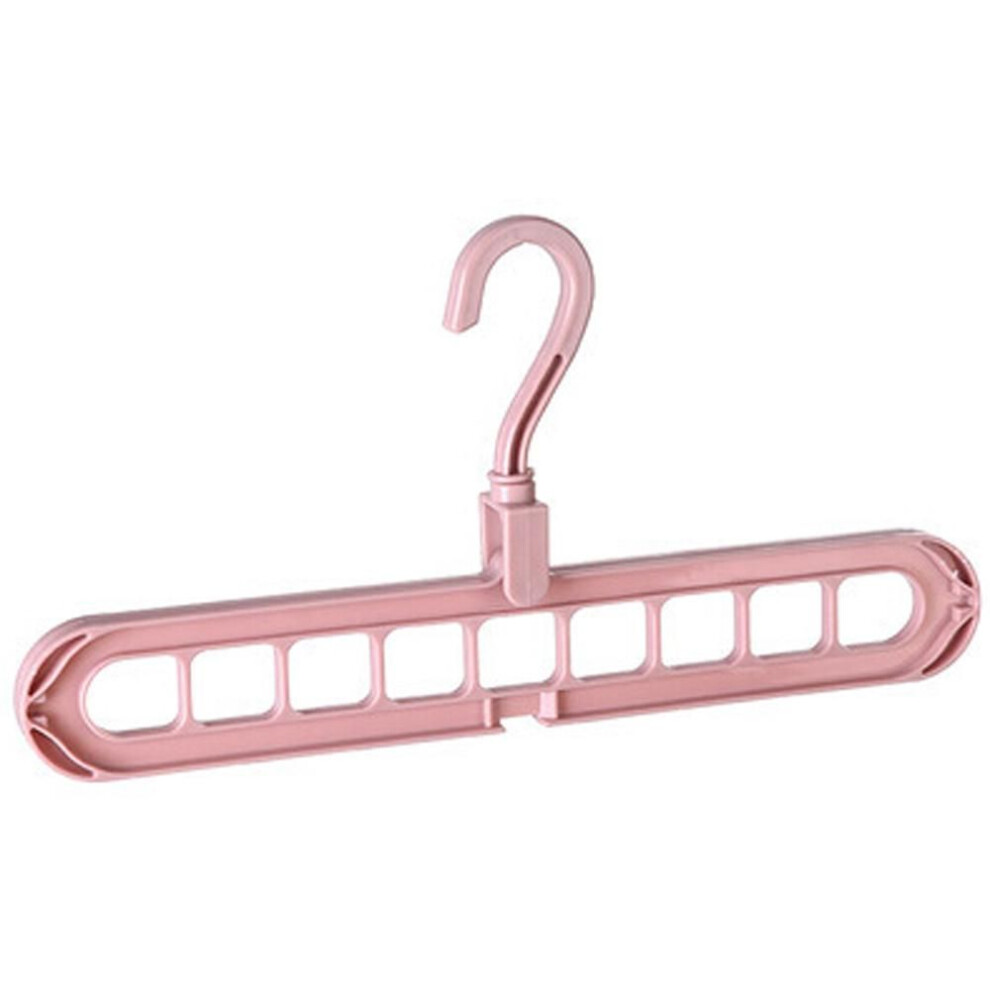 (pink) Magic Hanger with 9 Holes and 360 Rotation