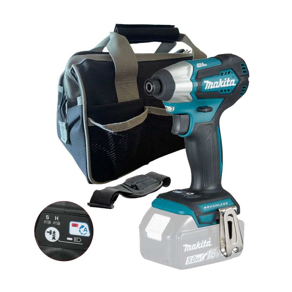 Makita DTD155Z 18v Blue Cordless Brushless Impact Driver + Assist Mode + Bag