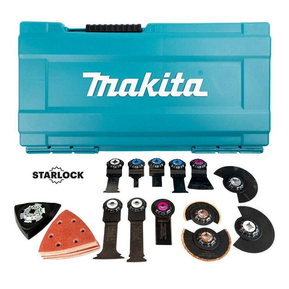 Makita Starlock 44-Piece DTM52 Multi-Tool Accessory Set, Blades, Sanding Sheets | 191P95-1