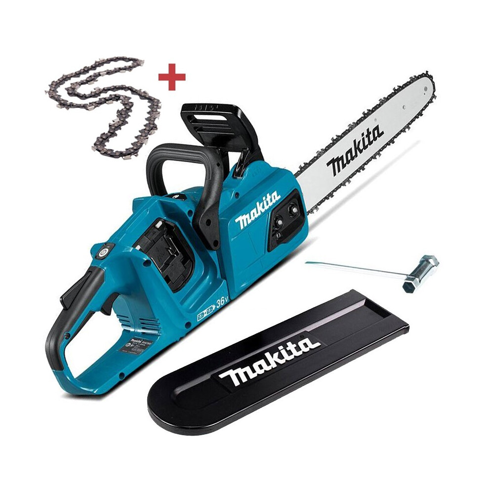 Makita DUC355Z Twin 18v / 36v LXT Cordless 35cm 14" Chainsaw Lithium Bare +Chain