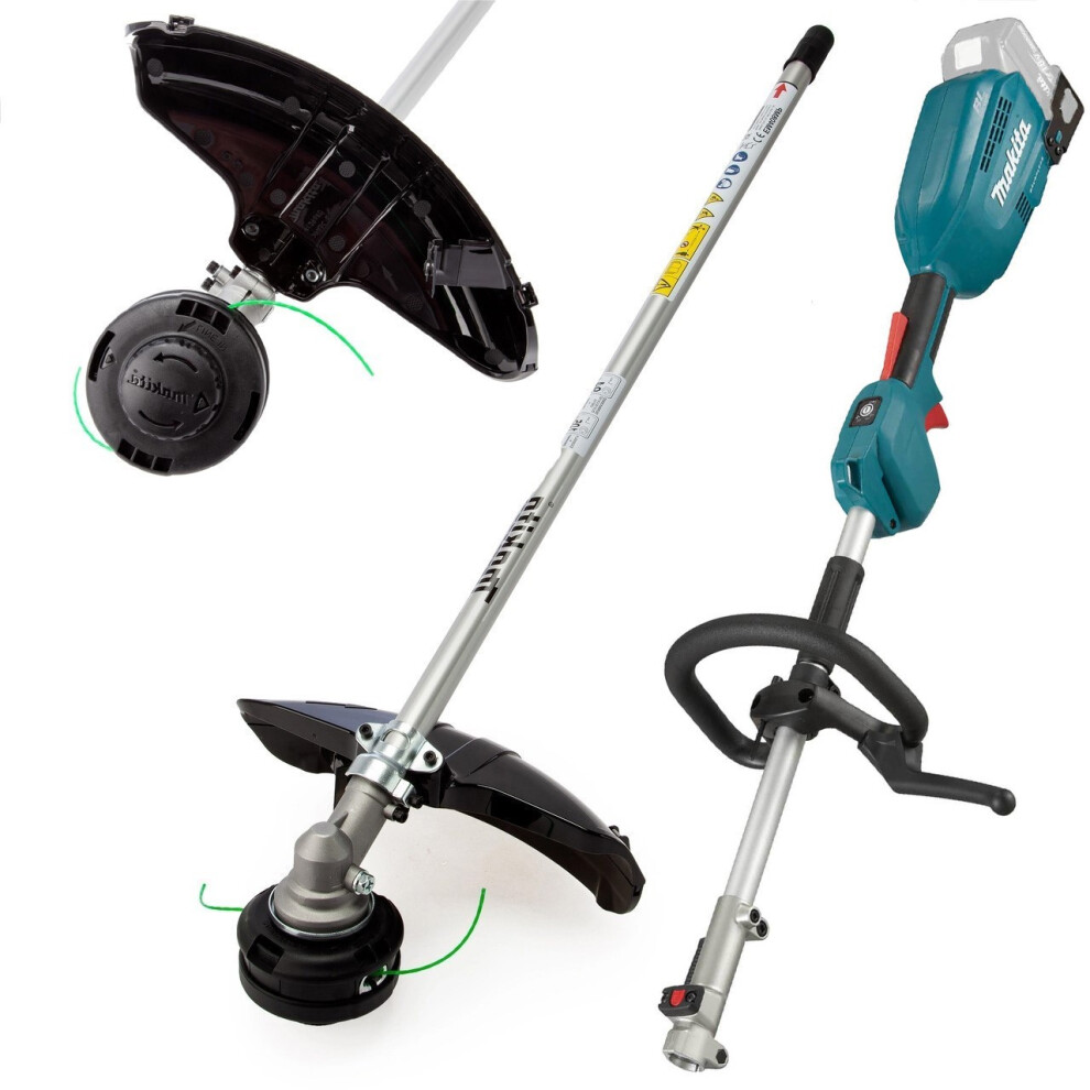 Makita DUX18Z Brushless 18v LXT Cordless Split Shaft Multi Tool + Brush Cutter