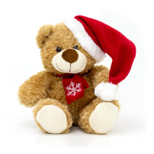 Bailey the Adorable 26cm Soft Plush Christmas Teddy Bear - Perfect Cuddly Toy for the Holiday Season