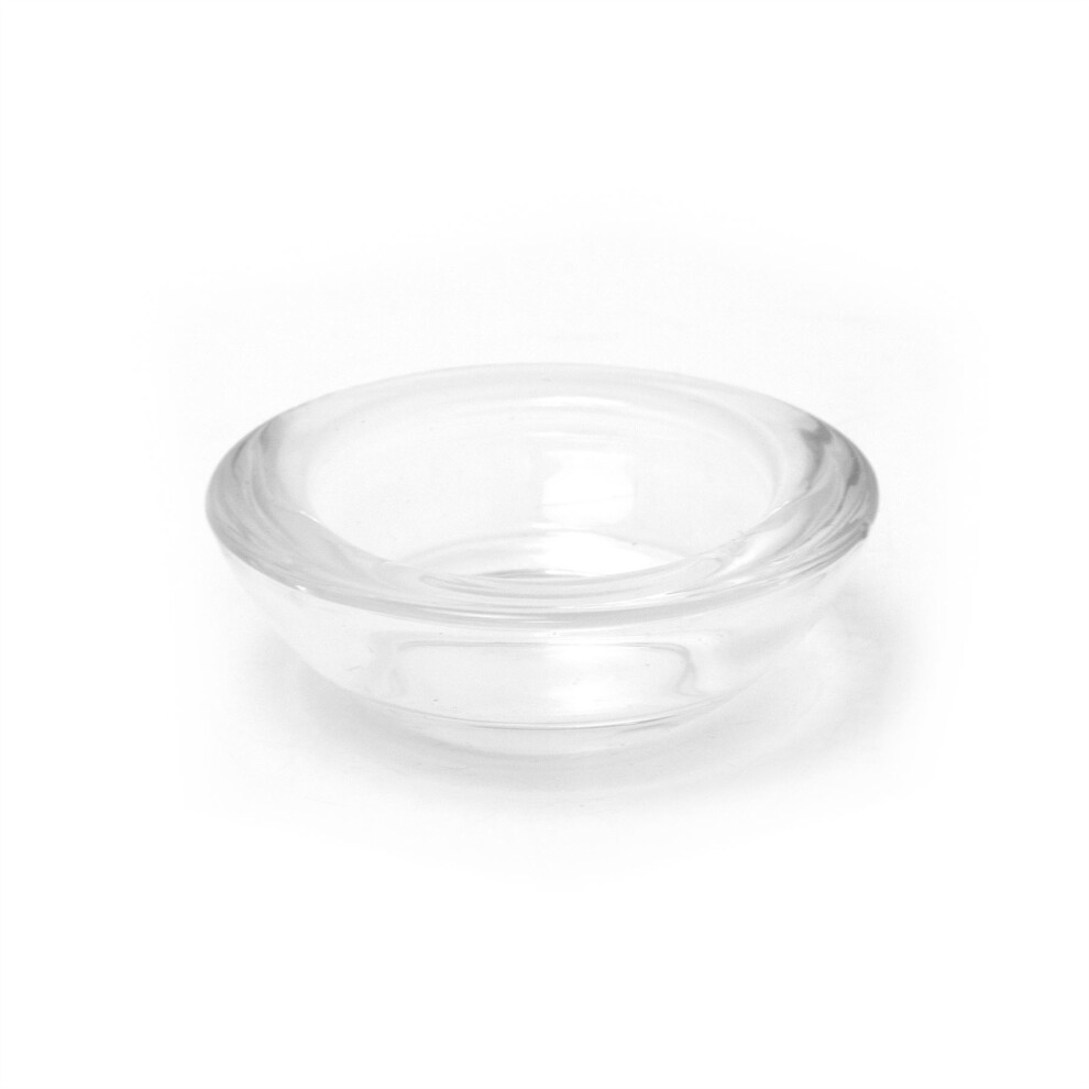 Clear Glass Tea Light Holder | Round Tealight Candle Holder | Glass Candle Holder Votive Candle Pot