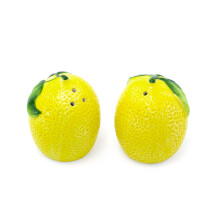Mediterranean Lemons Salt & Pepper Pots | Fruit Salt And Pepper Pots Salt And Pepper Shakers | Salt And Pepper Shakers In Gift Box Lemons
