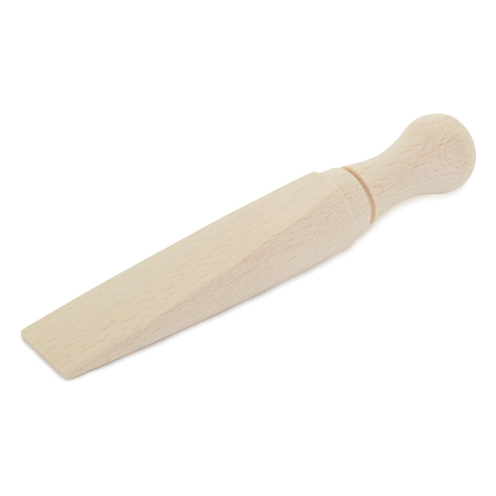 Carousel Beechwood Doorstop Wedge | Traditional Wooden Door Wedge Door Stopper Wedge | Beech Wood Floor Door Stop Wood Doorstop Wedge