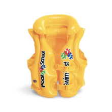Intex Yellow Inflatable Kids Swim Vest | Childrens Buoyancy Jacket | 3-6 Years Toddler Swim Vest - 50x47cm