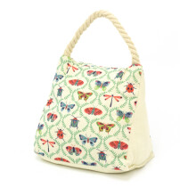Fabric Butterfly & Insect Doorstop | Decorative Butterflies & Ladybug Door Stop with Handle | Weighted Door Stopper for Floor - 18cm