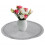 Carousel Silver Shimmer Placemat | Round Woven Silver Table Placemat | Kitchen Dining Table Place Mat - 35cm 2