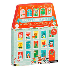 Childrens Christmas Advent Calendar House | Pop-up Christmas Advent Calendar for Kids | 3D Festive Playset with Figures