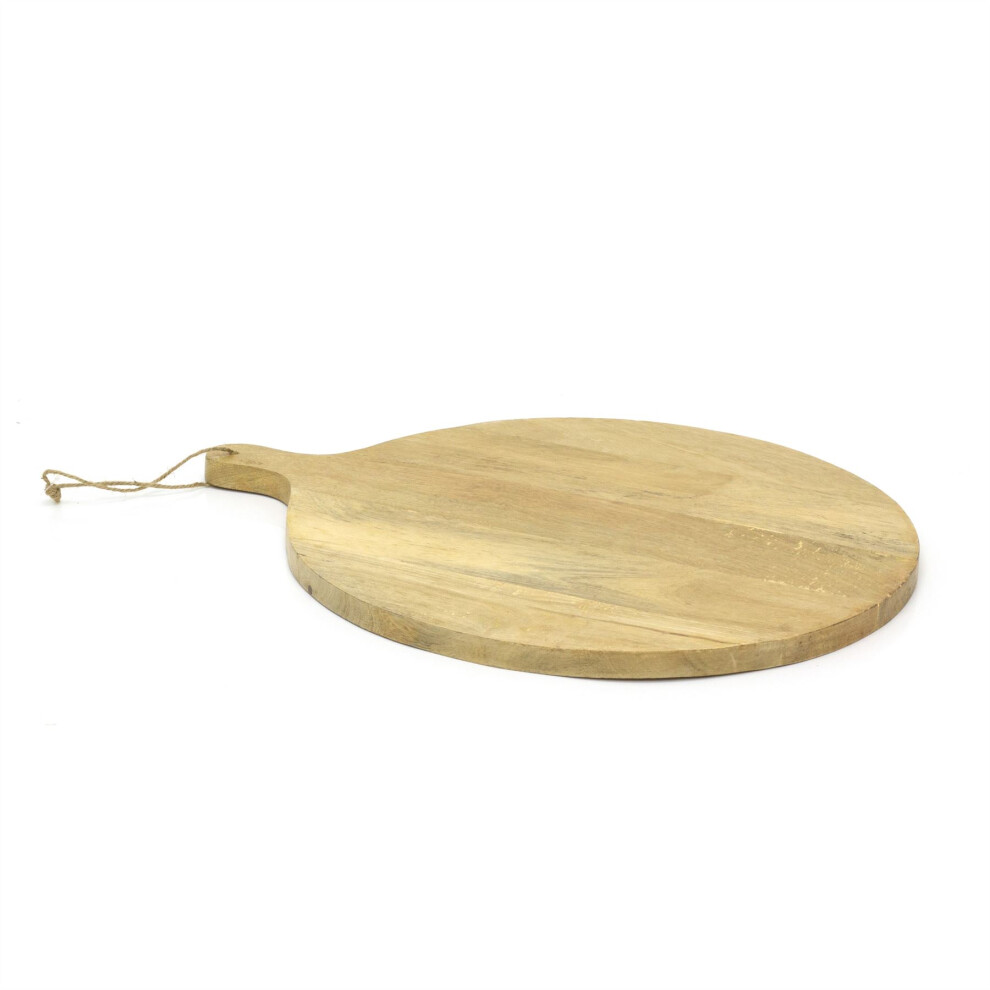 Extra Large Mango Wood Chopping Board | Rustic Wooden Kitchen Serving Board Platter | Traditional Wooden Cutting Board - 60cm