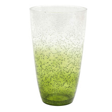 Large Green Bubbles Plastic Tumbler Glasses | Plastic Drinking Glasses Clear Plastic Glasses | Reusable Drinkware Outdoor Drinks Glasses - 650ml