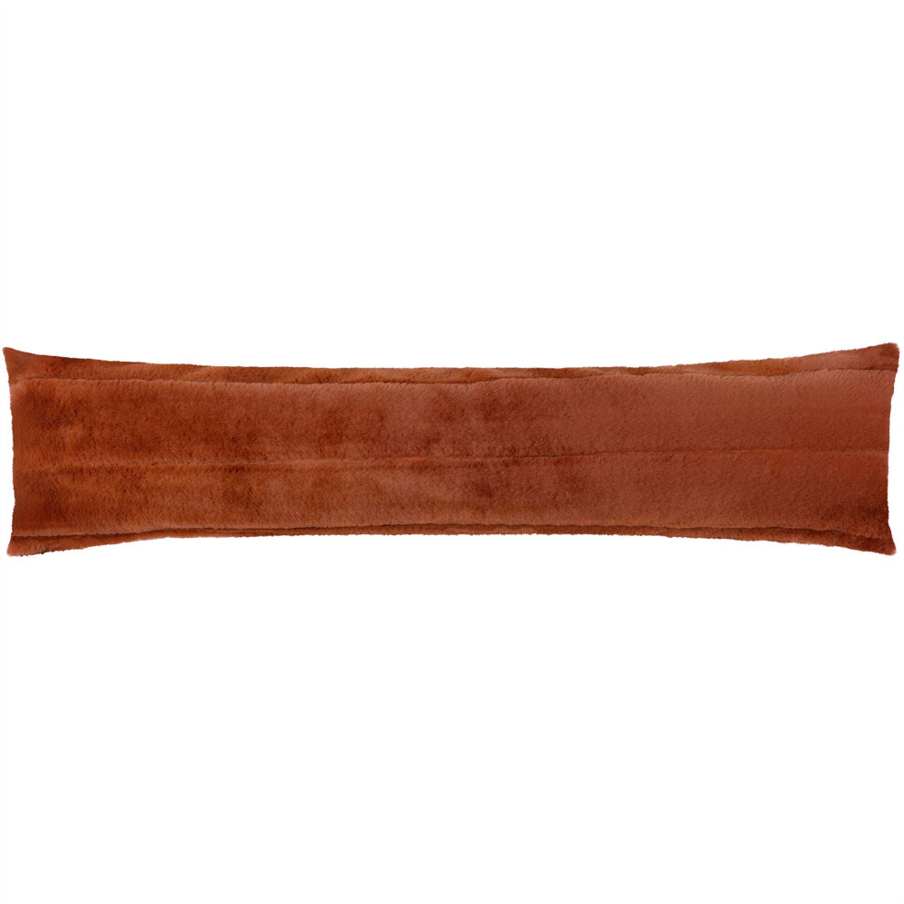 Carousel Empress Faux Fur Draught Excluder | Luxury Plush Draught Excluder For Doors Door Draught Cushion | Fabric Draft Excluder Door Cushion - 88Cm