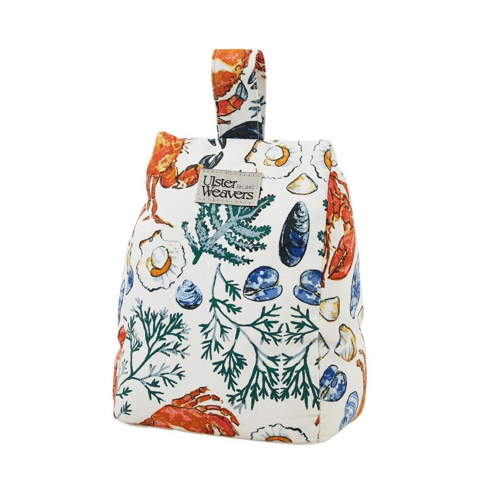 Ulster Weavers Shellfish Fabric Doorstop | Decorative Nautical Lobster Doorstop | Coastal Seaside Door Stopper For Beach-themed Rooms - 20cm, 1.5kg