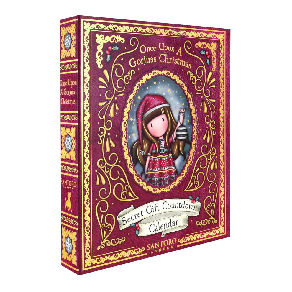 Gorjuss Merry & Bright Christmas Advent Calendar | Kids Enchanting Christmas Calendar Book | Childrens Countdown To Christmas Luxury Calendar