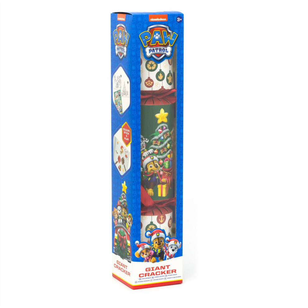 Giant Paw Patrol Christmas Cracker | Jumbo Family Christmas Cracker | Children Extra Large Novelty Xmas Cracker - 55cm