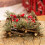 Carousel Handcrafted Christmas Double Tealight Candle Holder ~ Xmas Table Centrepiece 2