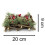 Carousel Handcrafted Christmas Double Tealight Candle Holder ~ Xmas Table Centrepiece 3