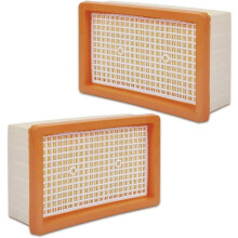 Flat Pleated Filter for Multi-Purpose Vacuum Cleaner Karcher WD4, WD5, WD6, MV4, MV5, MV6, Wet & Dry Vacuum Cleaner Filter Replacement2Pcs