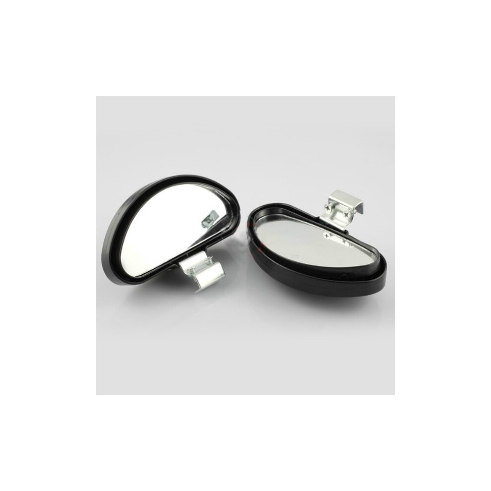 2Pcs Blind Spot Mirror,Car Blind Spot Mirror,2Pcs Adjustable Wide Angle For Car Van Towing Black 9469042590312
